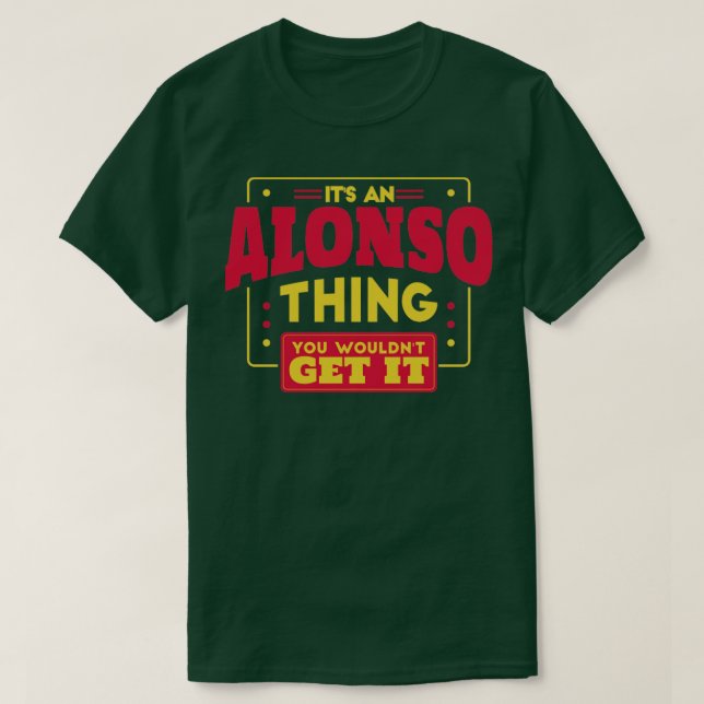 T-shirt Alonso (Design devant)