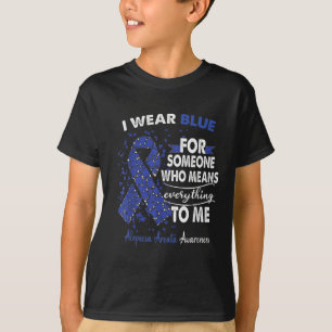 T-shirt Alopecia Areata Sensibilisation Je Porte Du Bleu P