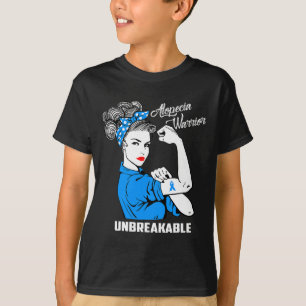 T-shirt Alopecia Guerrier Indestructible Alopécie Sensibil