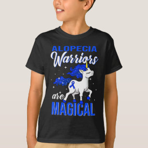 T-shirt Alopecia Sensibilisation Guerrier Fun Unicorn