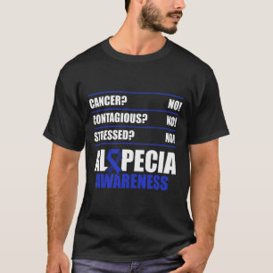 T-shirt Alopecia Sensibilisation Perte de cheveux Guerrier