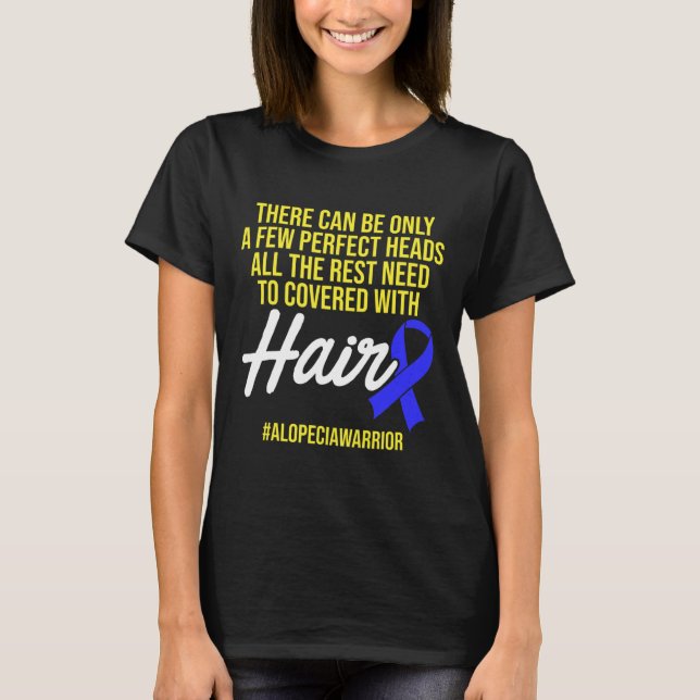 T-shirt Alopecia Sensibilisation Perte de cheveux Guerrier (Devant)