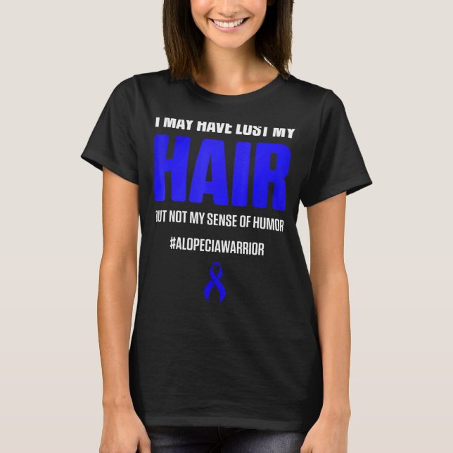 T-shirt Alopecia Sensibilisation Perte de cheveux Guerrier (Devant)