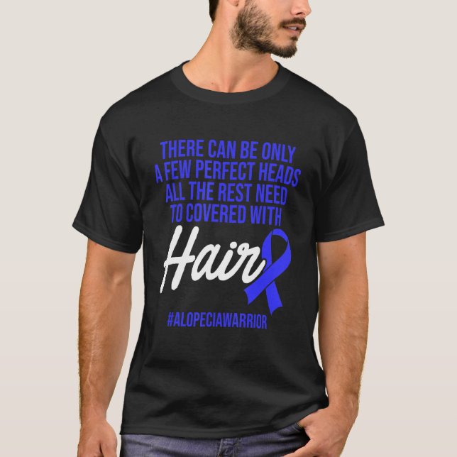 T-shirt Alopecia Sensibilisation Perte de cheveux Guerrier (Devant)