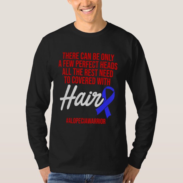 T-shirt Alopecia Sensibilisation Perte de cheveux Guerrier (Devant)