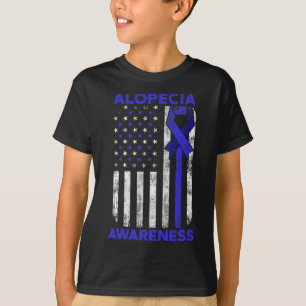 T-shirt Alopecia Sensibilisation Perte de cheveux Guerrier