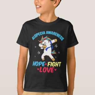 T-shirt Alopecia Sensibilisation Perte de cheveux Guerrier