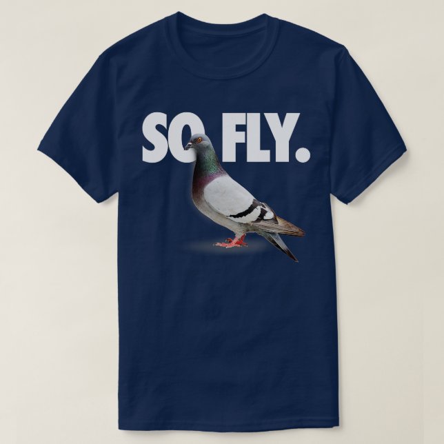 T-shirt Alors Chemise Pigeon Fly (Design devant)