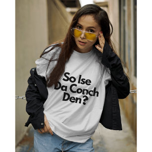 T-shirt Alors je suis la conque des Bahamas Caraïbes Femme