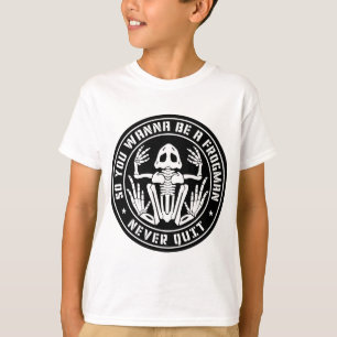 T-shirt Alors Tu Veux Être Un Patch De Frogman "N'Arrête P