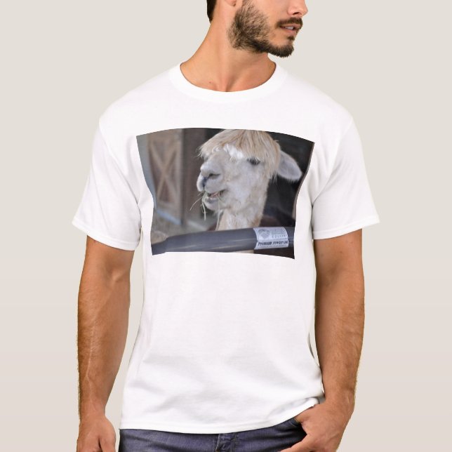 T-shirt Alpaca, Blanc (Devant)