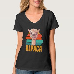 T-shirt Alpaca Et Llama Animaux Alpaca Randonnée Llama