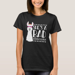 T-shirt Alpaca Fan Elle est une mauvaise Momma Llama Femme