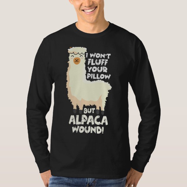 T-shirt Alpaca Infirmière de soins de blessures Trauma Er  (Devant)