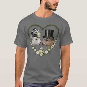 T-shirt Alpaca Lama Mariée et Mariage de chambre cadeau