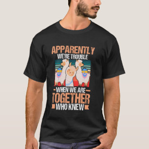 T-shirt Alpaca Lama Péruvien Apparemment Nous sommes en di