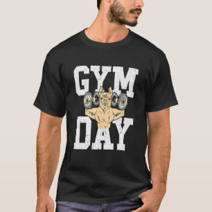 T-shirt Alpaca Llama Fitness Workout Gym Day