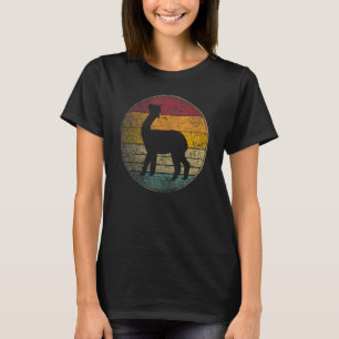 T-shirt Alpaca Llama Retro Style Vintage 80s Hommes Femmes