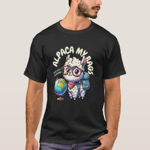 T-shirt Alpaca Mes Bagages ! Nous Allons En Californie ! C