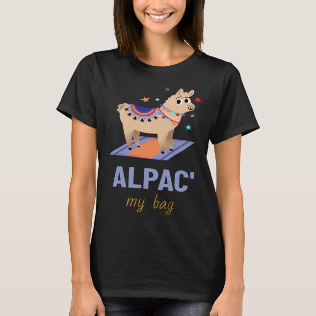 T-shirt Alpaca my bag (Devant)