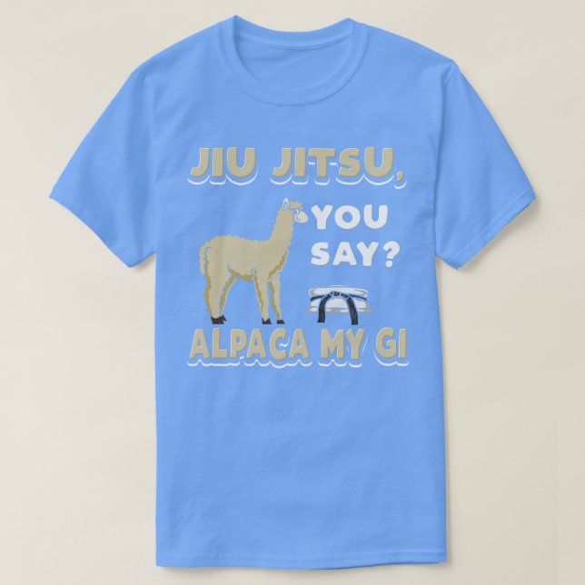 T-shirt Alpaca my gi brésilien jiu jitsu (Design devant)