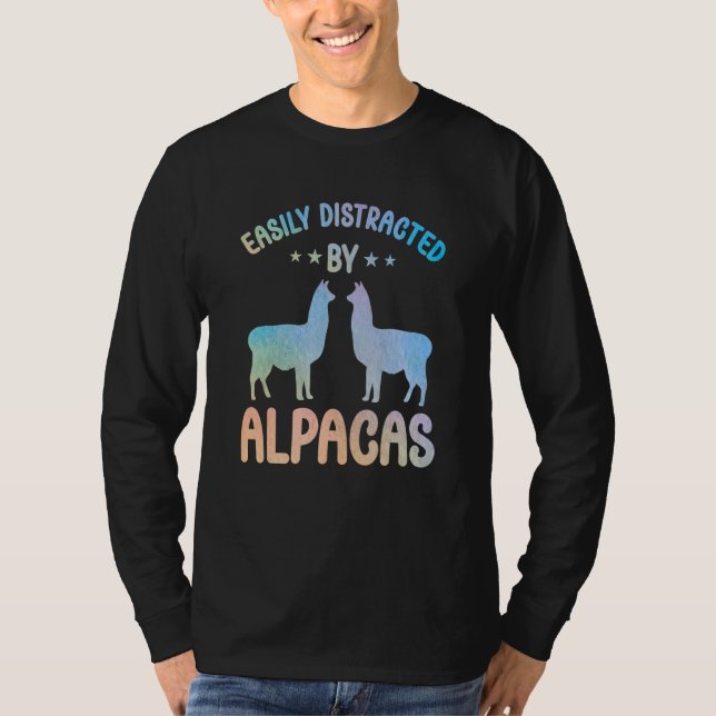 T-shirt Alpaca Outfit for Llama Lovers Apparel Kids & Wome (Devant)