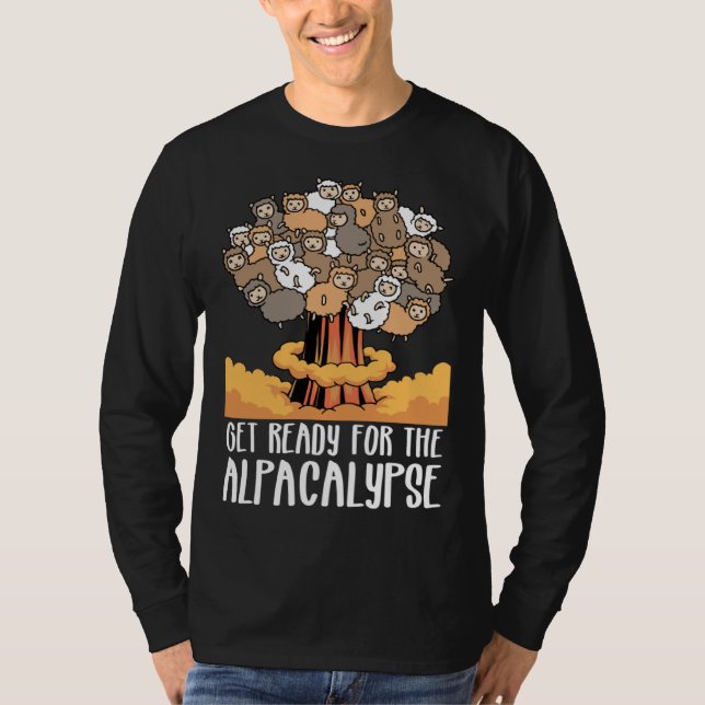 T-shirt Alpaca  Préparez-vous à l'Alpacalypse (Devant)
