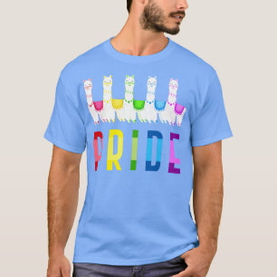 T-shirt Alpaca Rainbow Llama