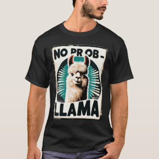 T-shirt Alpaca Retro Lama