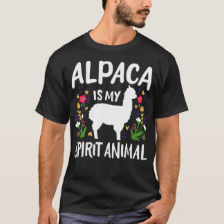 T-shirt Alpaca Spirit Animal