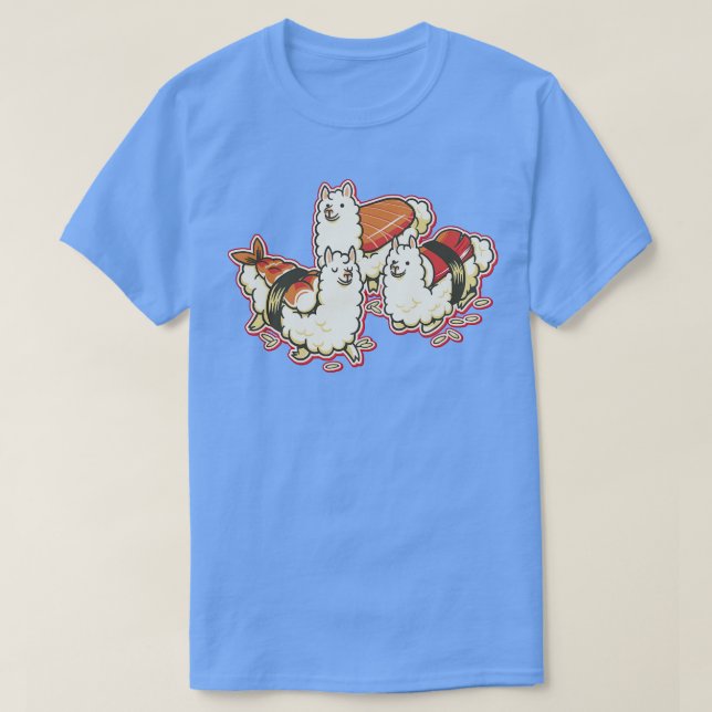 T-shirt Alpaca Sushi Niguiri (Design devant)