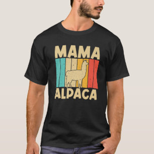 T-shirt Alpaca vintage Art pour maman grand-mère femmes Ll