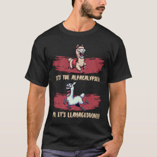 T-shirt Alpacalypse et Llamageddon Funny Alpaca et Llama