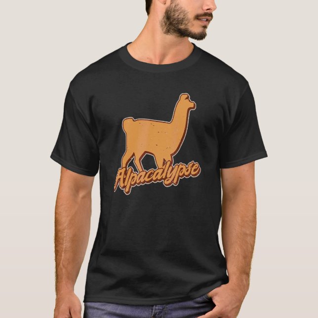 T-shirt Alpacalypse Pour Un Alpaca (Devant)