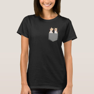 T-shirt Alpacas en poche, Alpaca et lamas