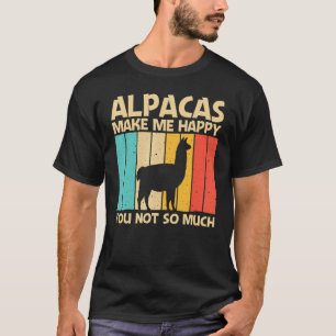 T-shirt Alpaga Cool Pour Hommes Femmes Animal Péruvien Alp