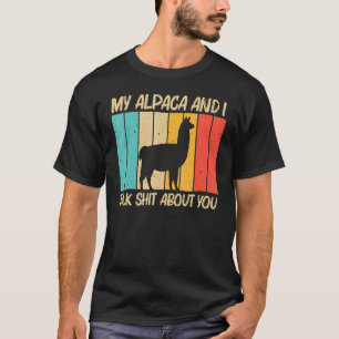 T-shirt Alpaga Cool Pour Hommes Femmes Animal Péruvien Alp