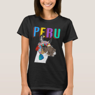 T-shirt Alpaga du Pérou LamaAlpaga Péruvien