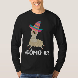 T-shirt Alpaga espagnol Cinco De Mayo Enfants  Como Te Lla