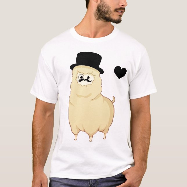 T-shirt Alpaga mignon de monsieur (Devant)