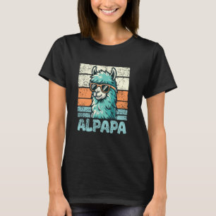 T-shirt Alpapa Fête des pères Best Papa Alpaca