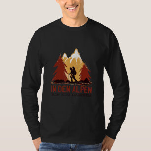 T-shirt Alpen Alpenliebe Randonnée D'Alpinisme Dans Un