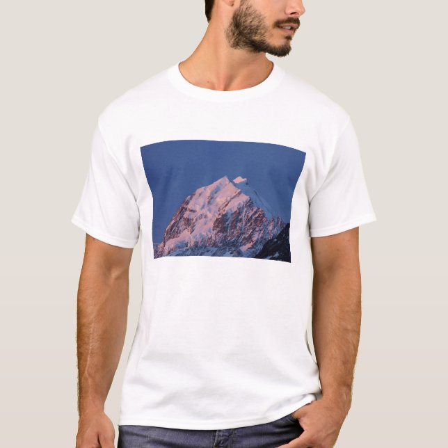 T-shirt Alpenglow sur le mont Aoraki Cook, Mackenzie 2 (Devant)
