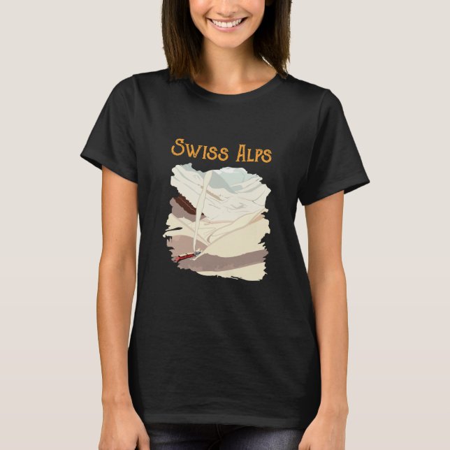 T-shirt Alpes suisses (Devant)