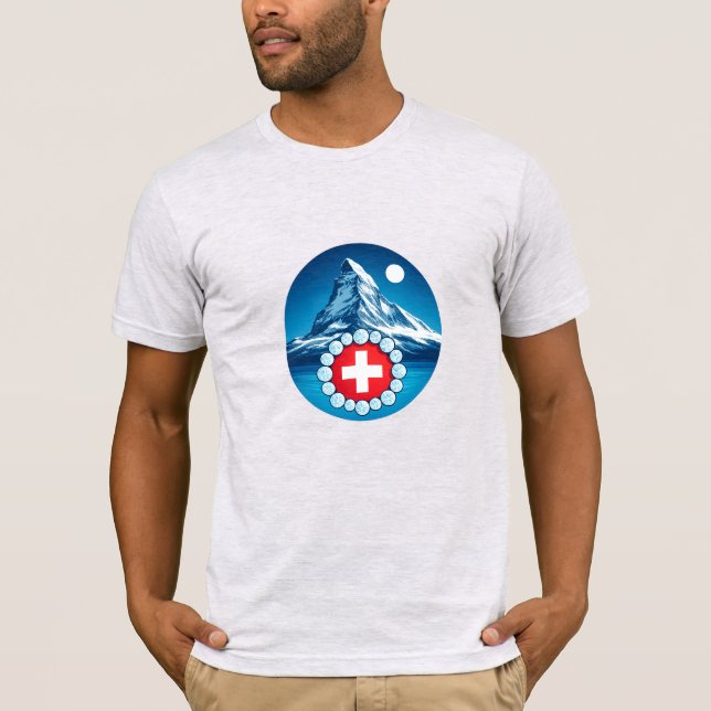 T-shirt Alpes suisses - Matterhorn  (Devant)