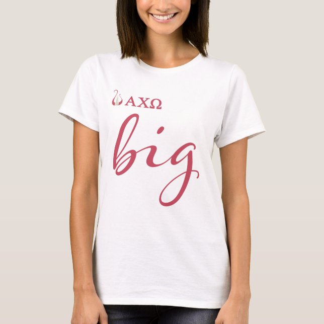 T-shirt Alpha Chi Omega | Big Script (Devant)