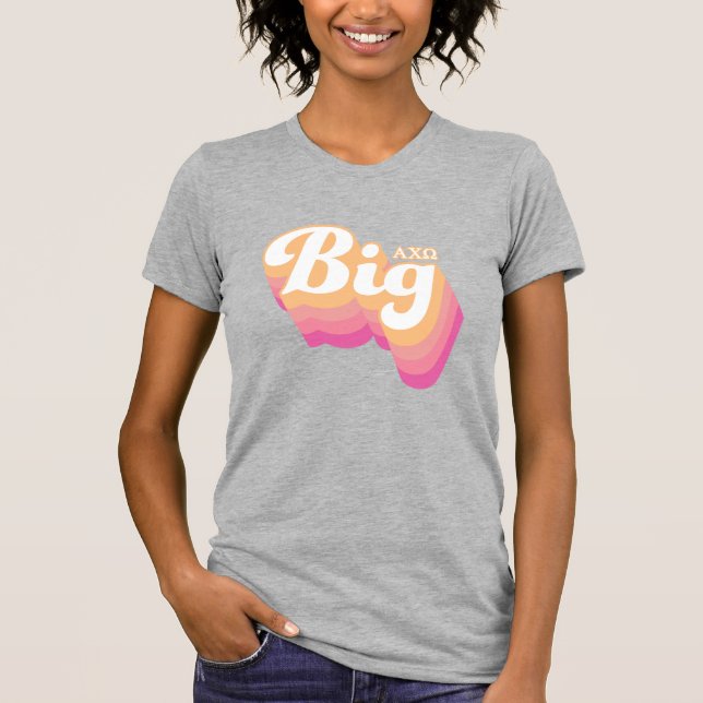 T-shirt Alpha Chi Omega| Gros (Devant)