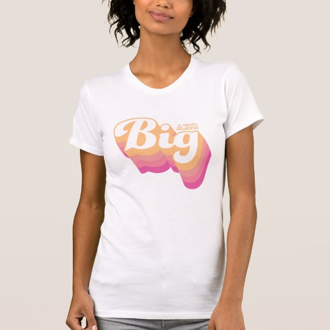 T-shirt Alpha Chi Omega| Gros (Devant)