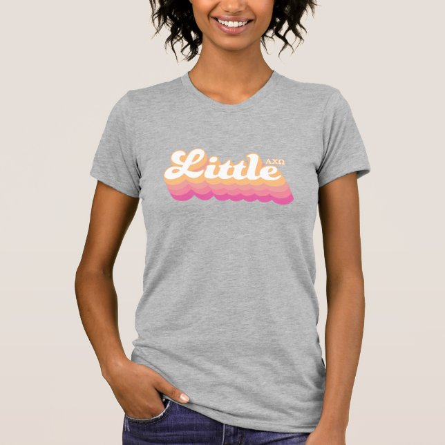 T-shirt Alpha Chi Omega | Petite soeur (Devant)