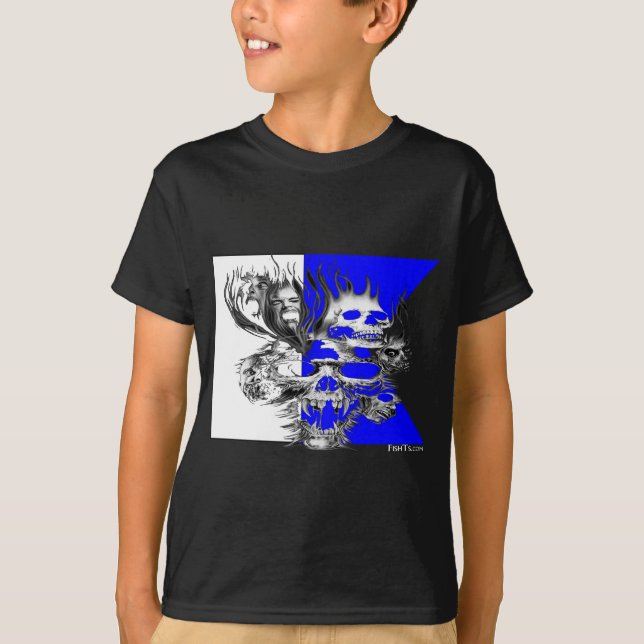 T-shirt Alpha collection de plongeurs de drapeau (Devant)